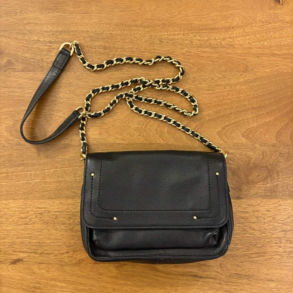 Mango Mini Flap Leather Bag